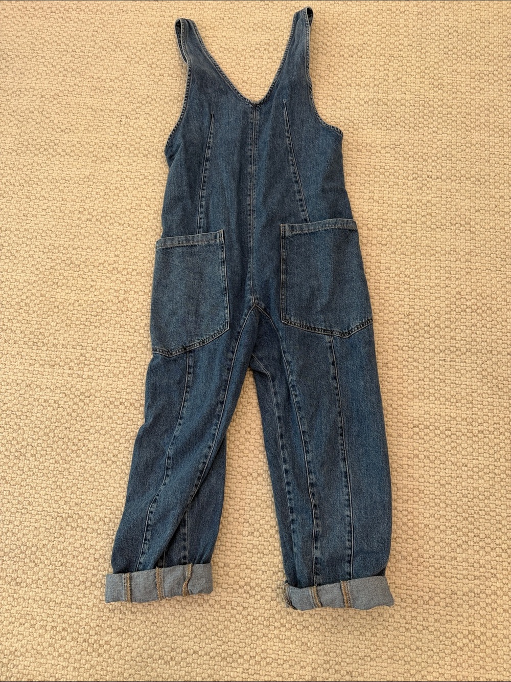 We The Free Dark Blue Kids Denim Overalls